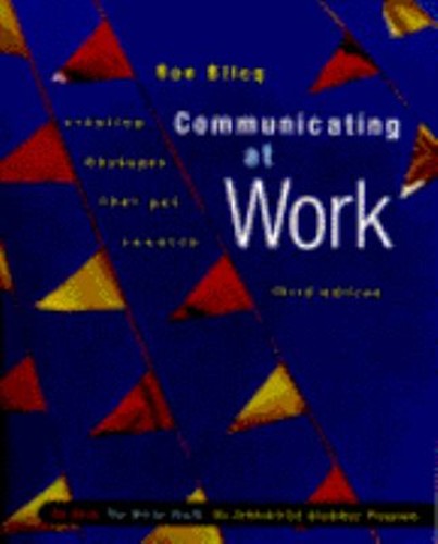 Communicating work - communicating,