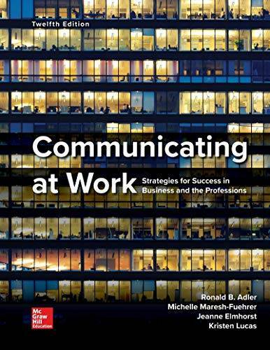 Communicating work - communicating,