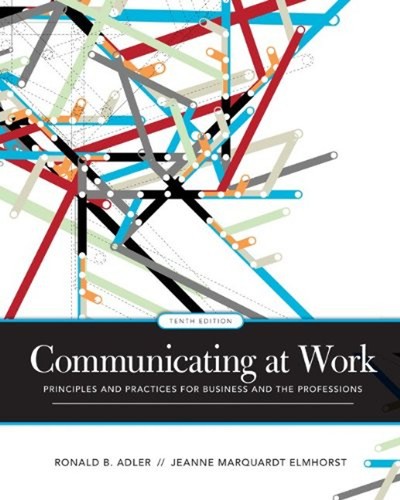 Communicating work - communicating, at