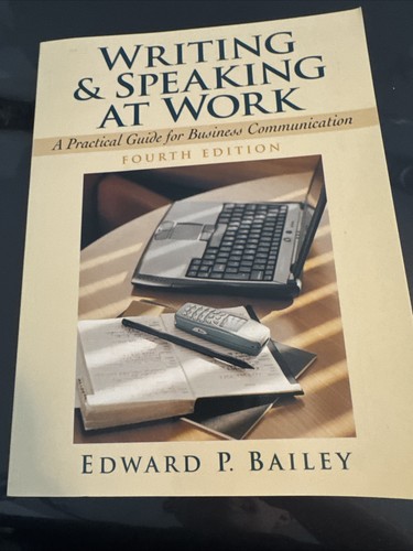 Writing and speaking - writing, work