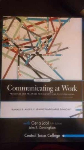 Communicating work - communicating, at