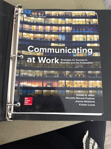 Communicating work isbn 978 - communicating,