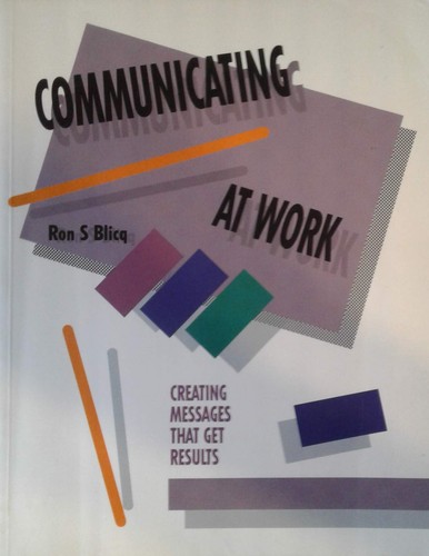 Communicating work - communicating,